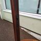 Floor lamp - wood - cane - glass