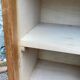 Vintage glass shelf