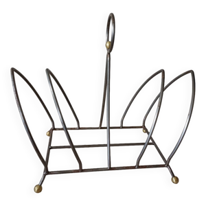 Porte revues vintage - laiton