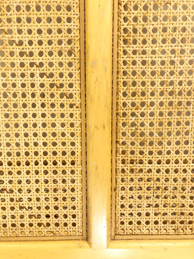 Cane coffee table, 1970