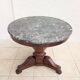 Empire side table in mahogany