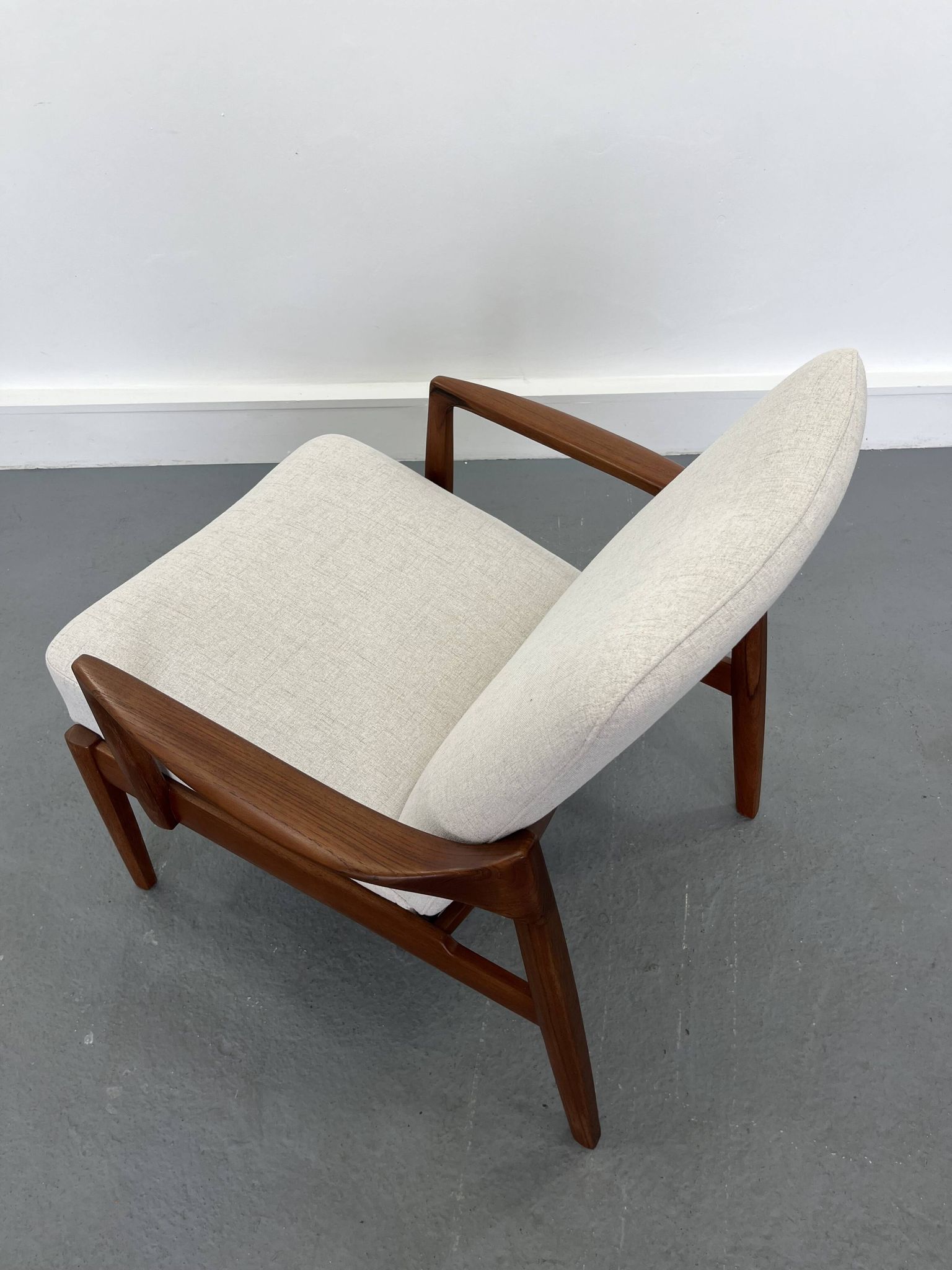 Fauteuil lounge vintage danois en teck, 1970