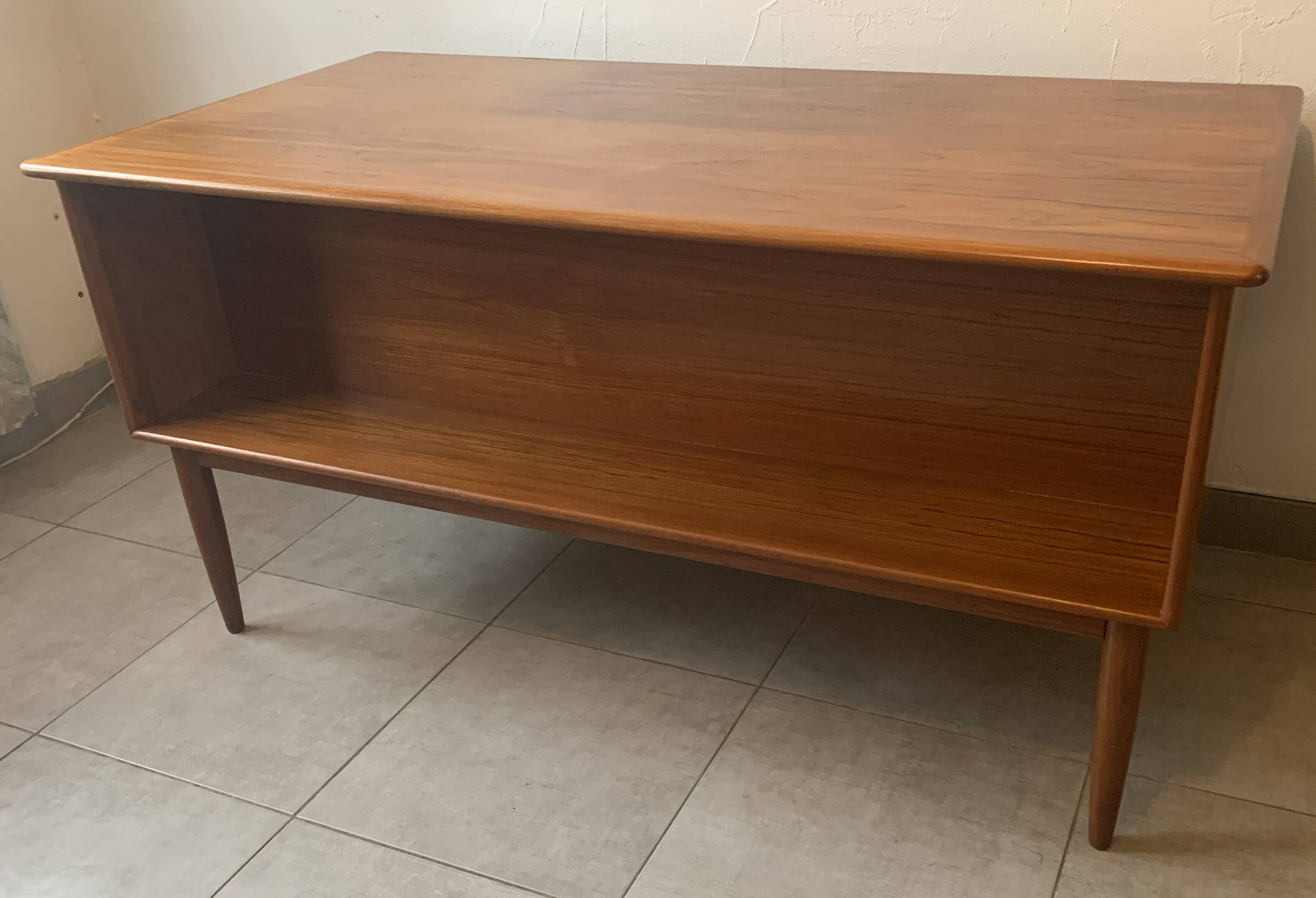 Danish Falster Teak Desk by Svend Madsen, 1960s
