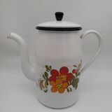 Enameled metal coffee maker