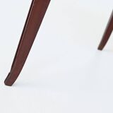 Vittorio Dassi style Italian coffee table in mahogany, Italy, 1960