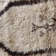 Azilal beige Berber rug - 191 x 79 cm