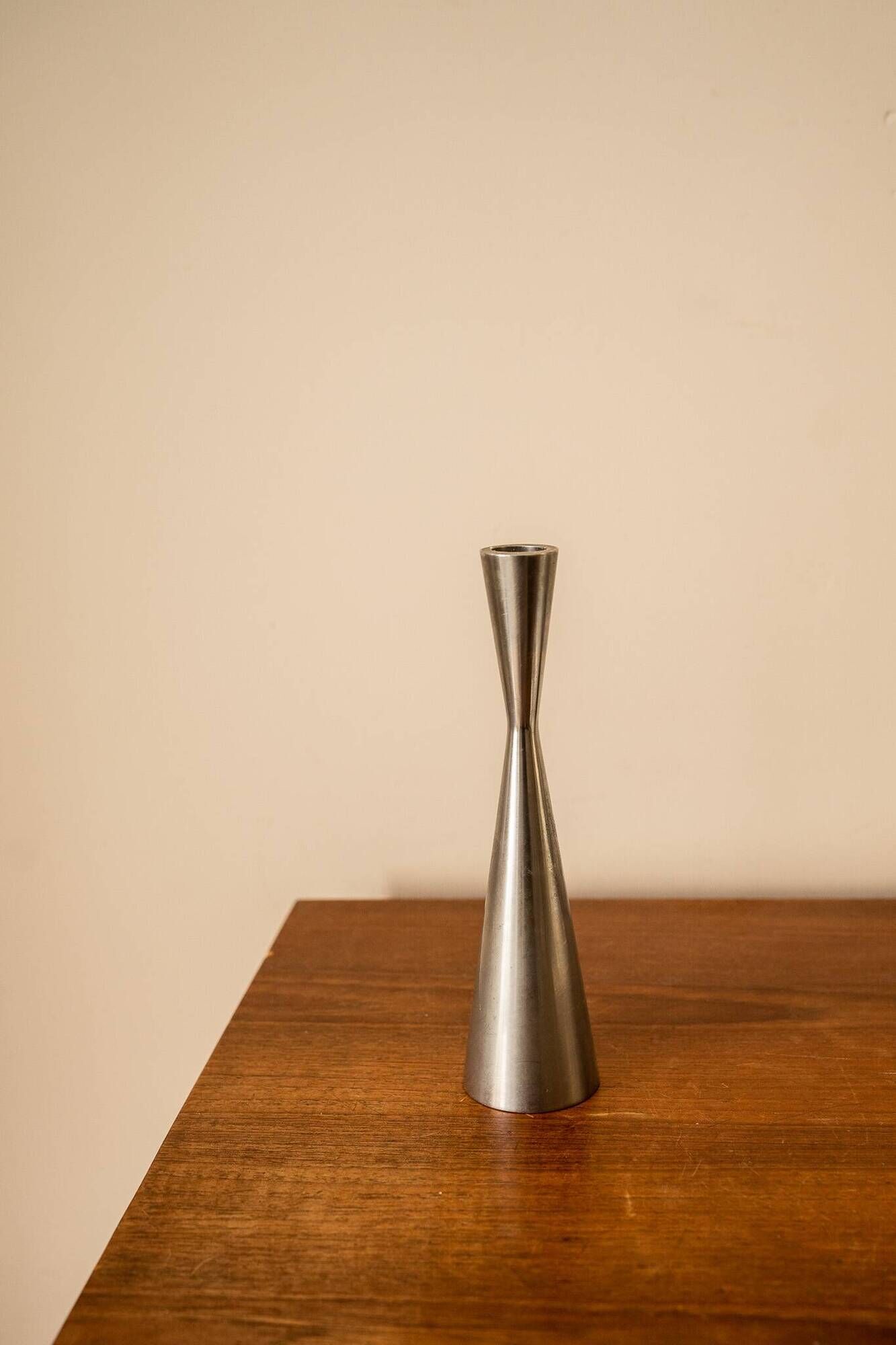 Vintage IKEA stainless steel candle holder