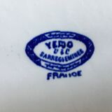 Assiettes creuses en faïence Sarreguemines modèle Yeddo