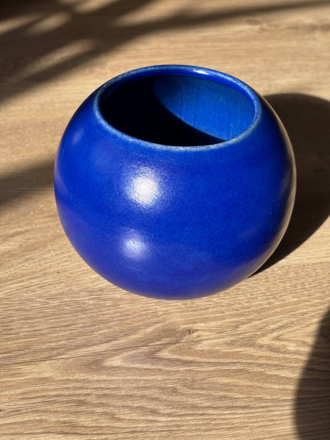 ASA Germany ceramic cobalt blue vase