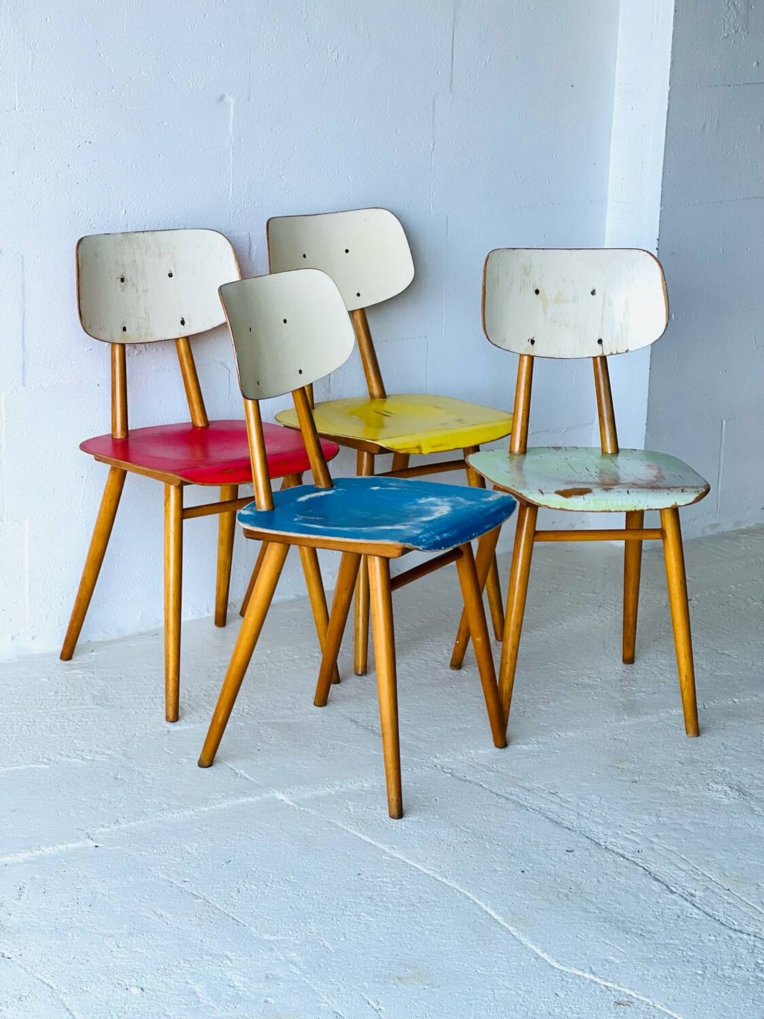 Bistro chairs from TON, 1960s