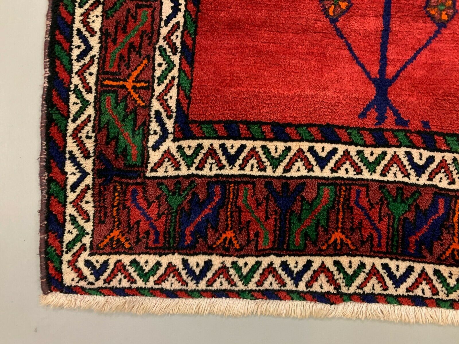 Old tribal zanjan rug 180x160 cm