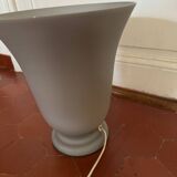 Grey opaline tulip lamp, Art Deco, typical 1930s