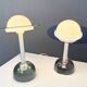 Pair of "Plutone" glass table lamps, model 2701, by Daniela Puppa for Fontana Arte, Italy, 1981