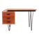 1950s hairpin desk in teak from Netherlands