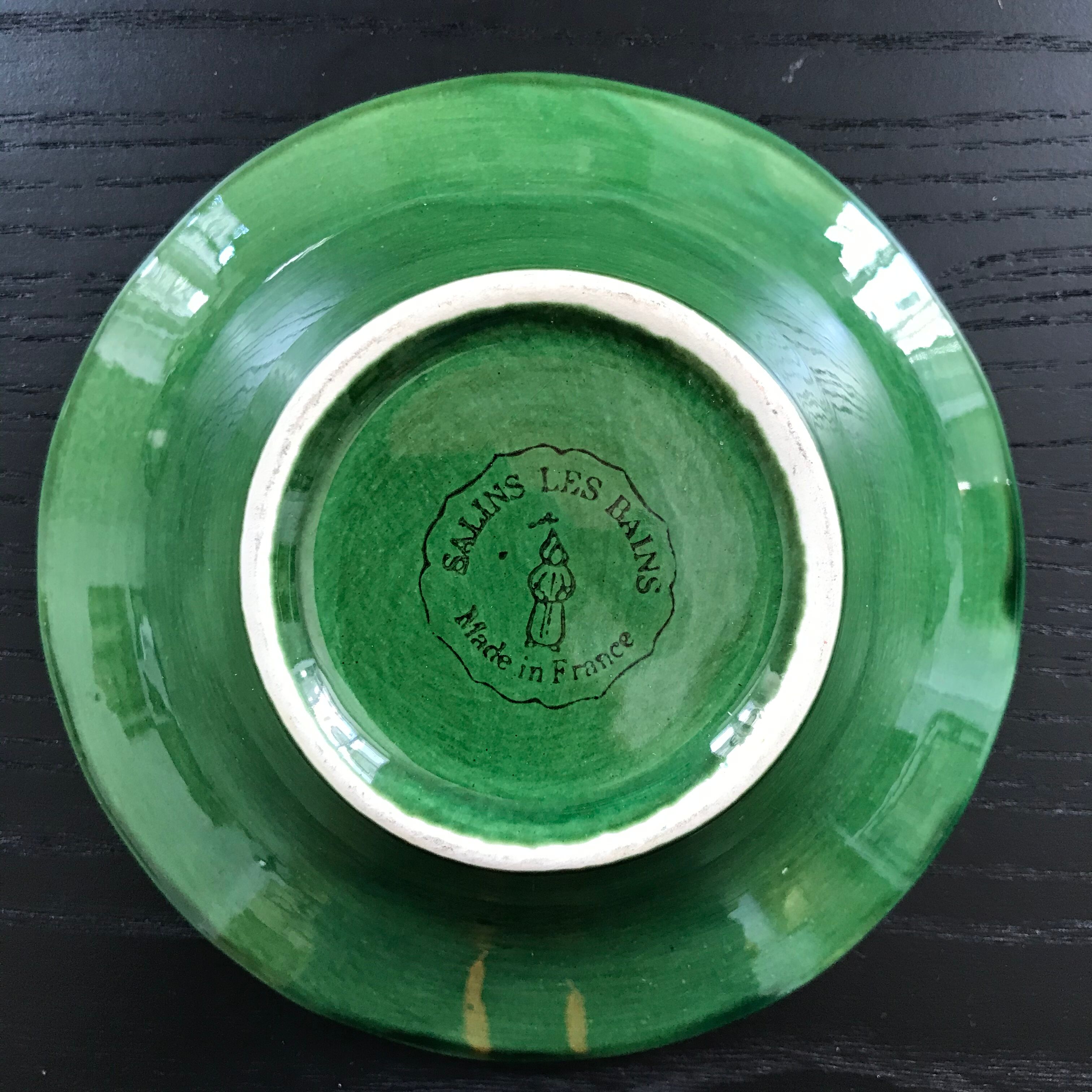 Slipware fruit trinket tray