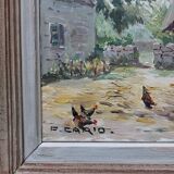 Tableau P.Cario Scène rurale