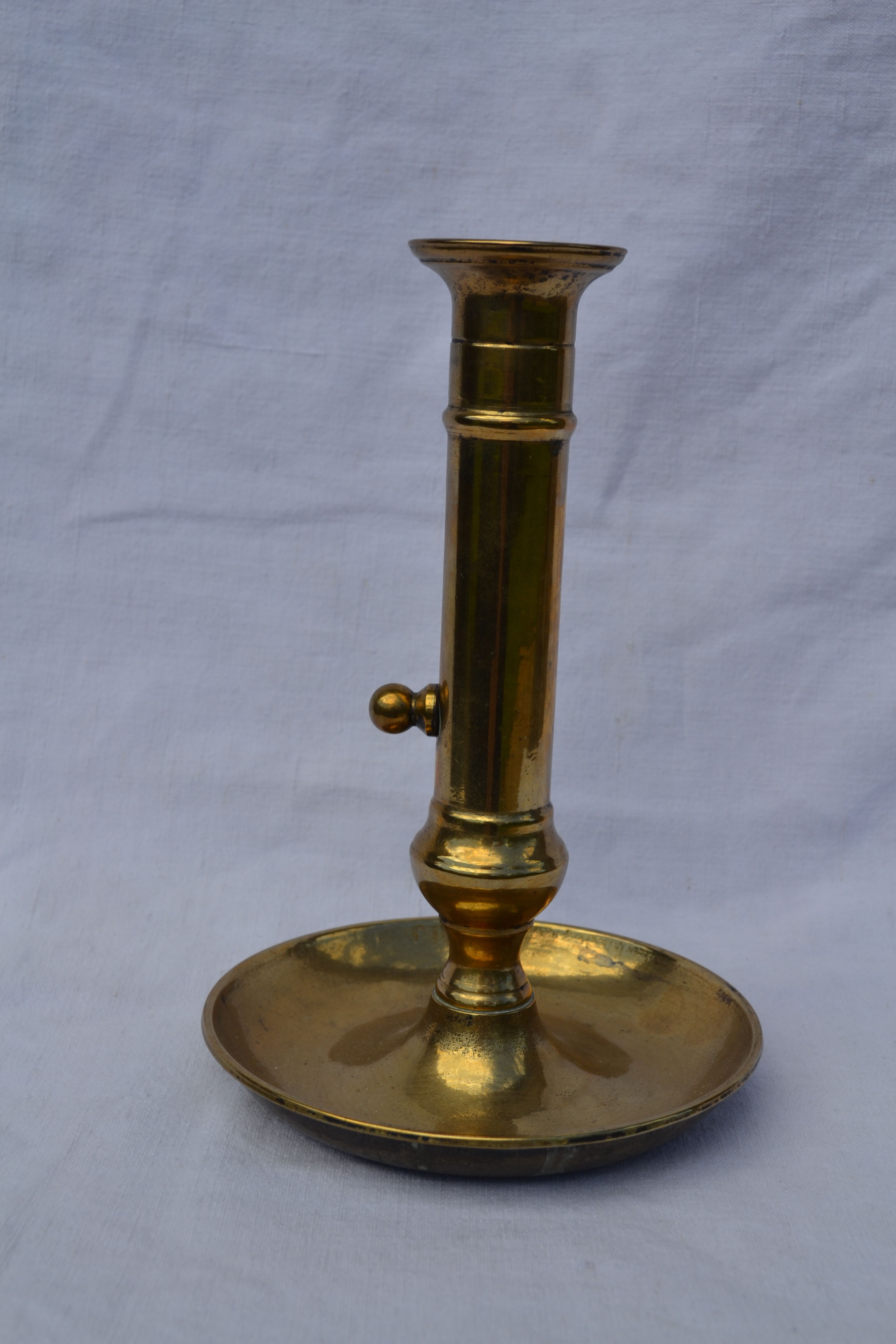 Bougeoirs laiton doré vintage