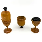 Magic trick vases • Turned boxwood • Napoleon III
