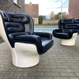 Joe Colombo Elda design armchair, Longhi edition