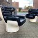 Joe Colombo Elda design armchair, Longhi edition