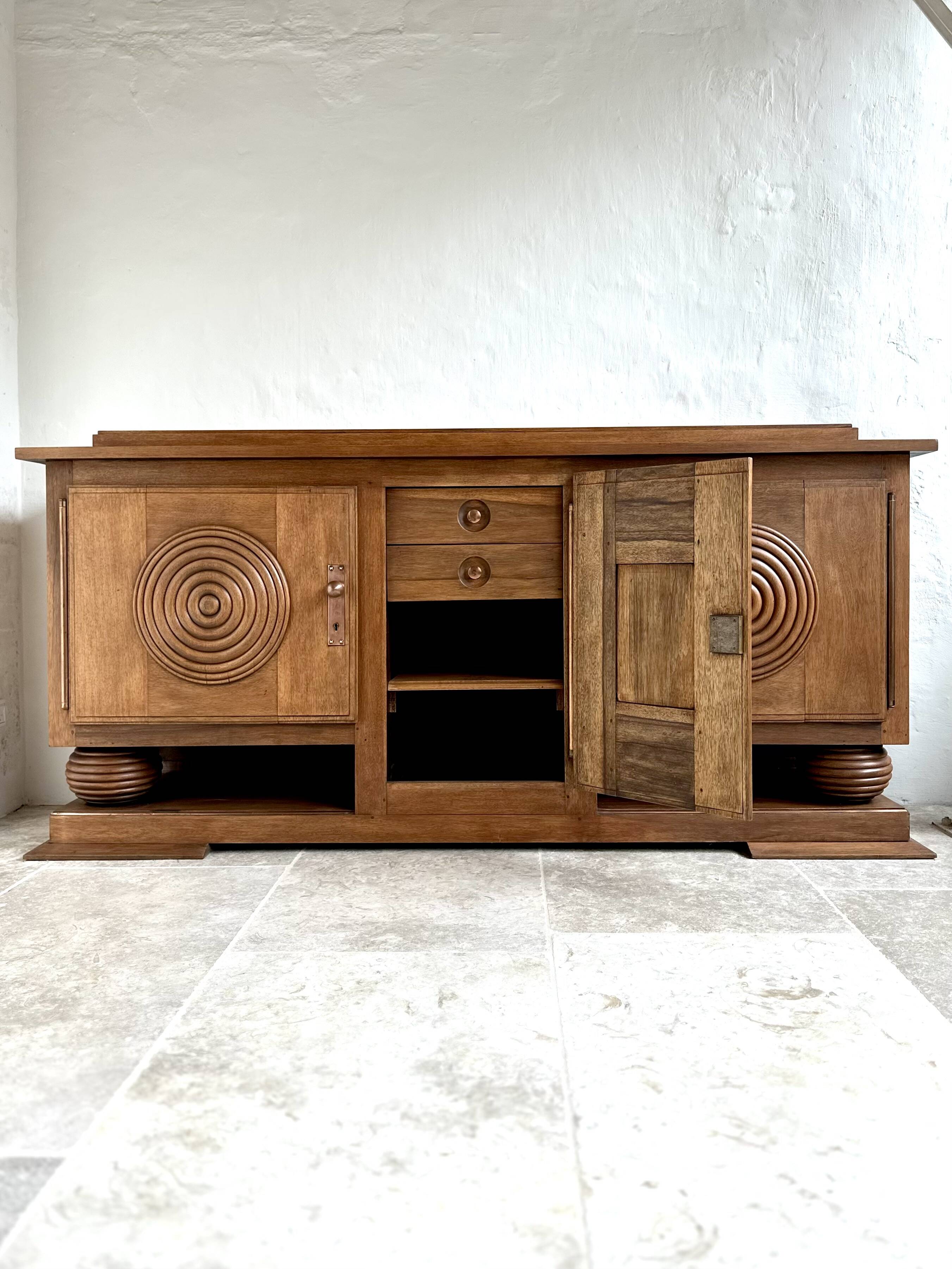 Art deco cabinet by charles dudouyt