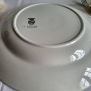 Grand plat rond de service sarreguemines modèle epernay