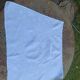 6 large vintage blue dyed damask cotton napkins
