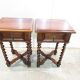 Paire de chevets Louis XIII en noyer