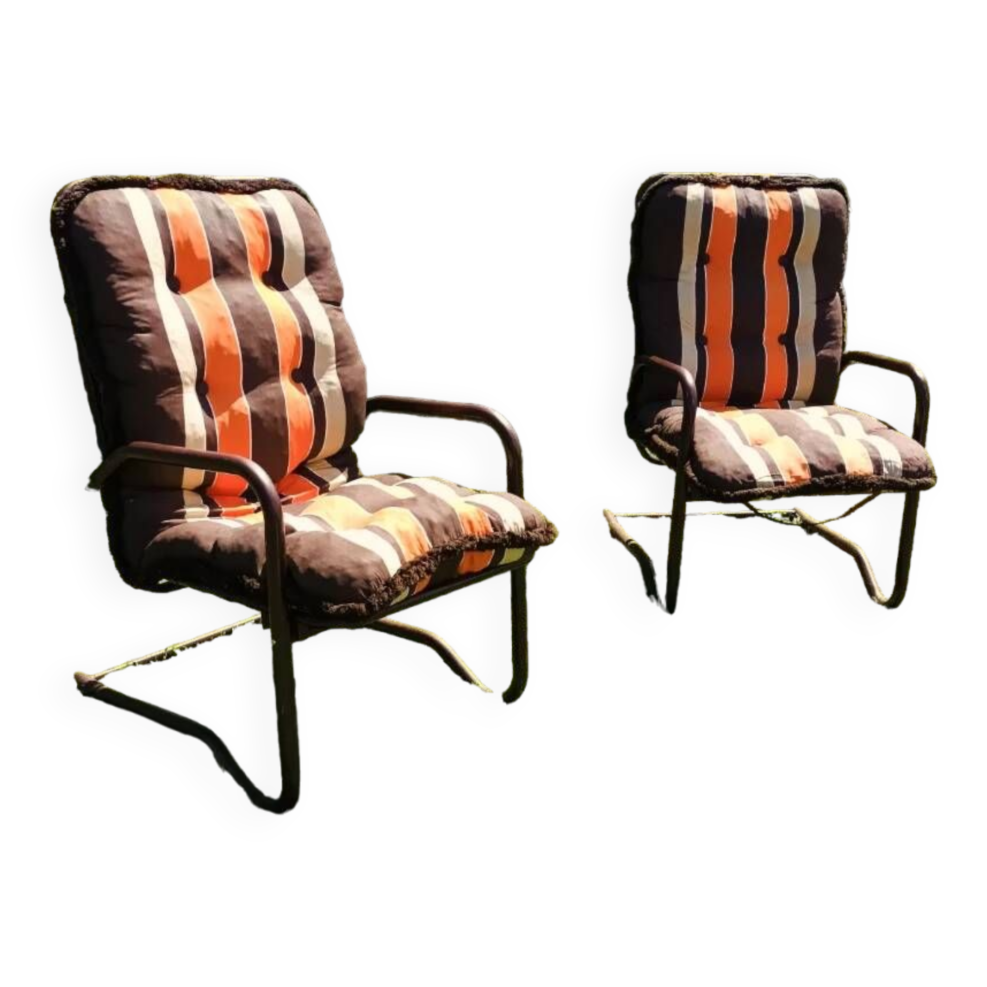 Vintage garden armchairs