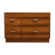 Rio rosewood commode, Swiss, circa 1970.