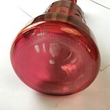 Engraved red carafe