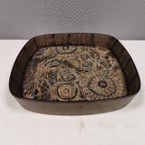 Large Royal Copenhagen Faience dish from the Baca series, by Niels Thorsson