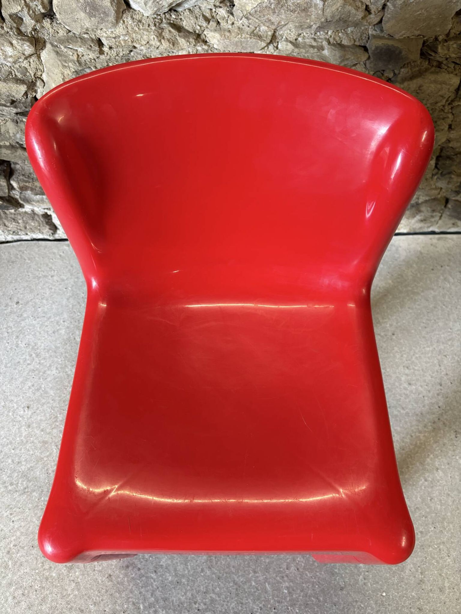 4 chaises modèle 4875 par C. Bartoli pour Kartell, 1970