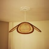 Suspension canvas and bamboo