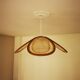 Suspension toile et bambou