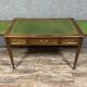 Louis XVI style desk in mahogany and copper reeds circa 1880