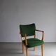 Green beechwood armchair | Nordiska Kompaniet | Sweden | 1940s