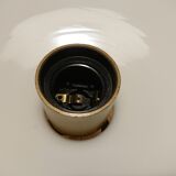 White corole glass pendant light 1940