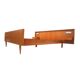 Vintage double bed with floating nightstands, made in the 1960s