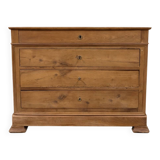 Large antique solid wood chest of drawers – charm of a family home