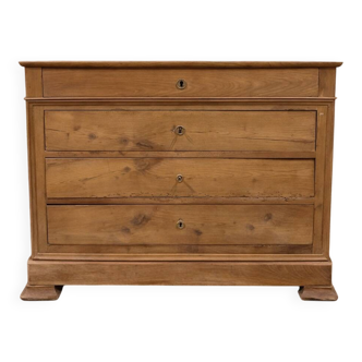 Large antique solid wood chest of drawers – charm of a family home