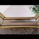 Golden wooden mirror
