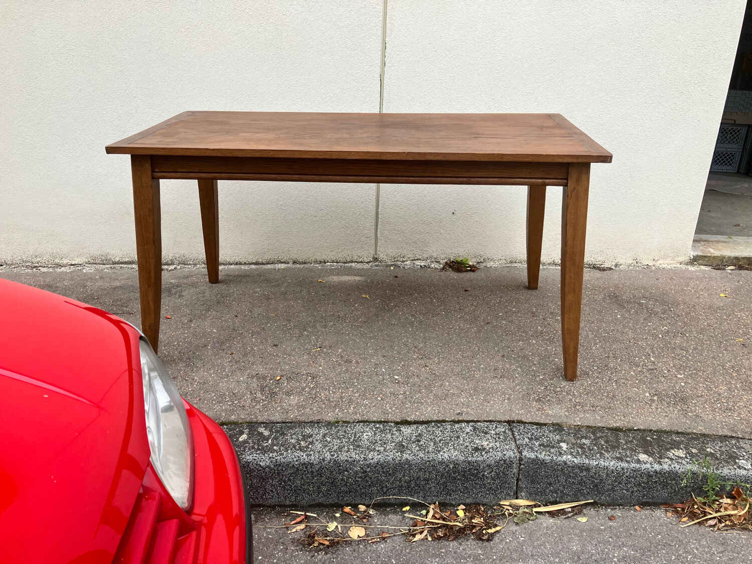 Scandinavian wood table