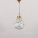 Italian mid-century Murano glass pendant lamp 1970s