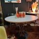 Isamu Noguchi Cyclone table by Knoll, circa 1970s, white laminate top