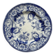 Round ironstone dish Flora Creil and Montereau late 19th century