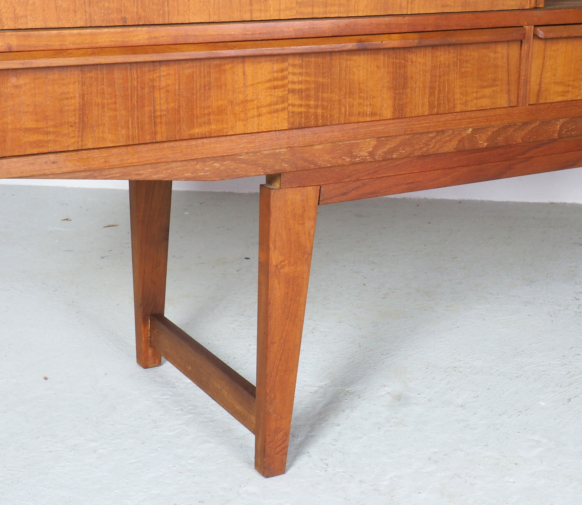 Danish teak sideboard with sliding doors, 1960