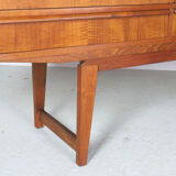 Danish teak sideboard with sliding doors, 1960