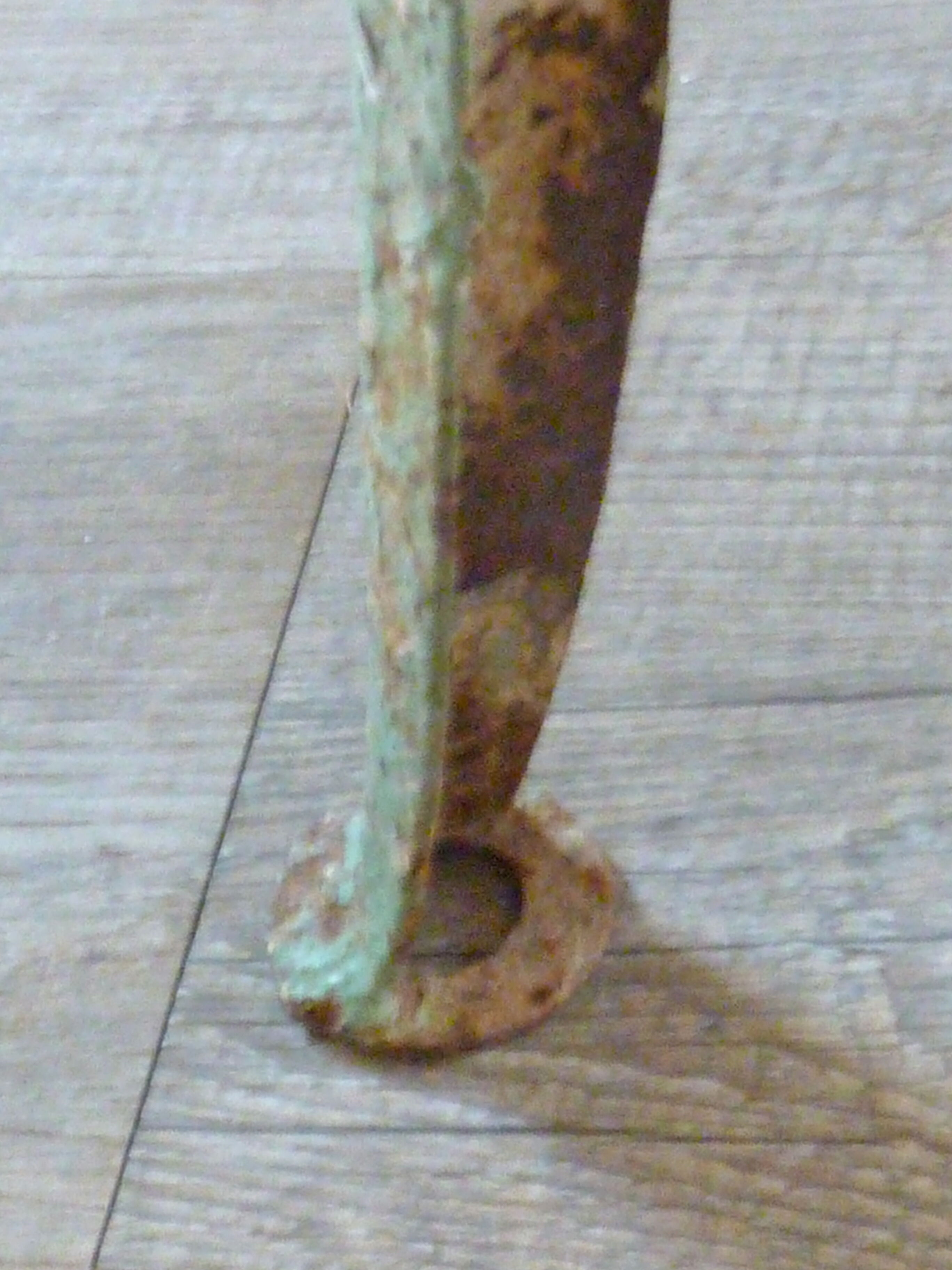 Workshop metal stool green Nicolle