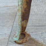 Workshop metal stool green Nicolle